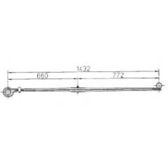 BENZ 6673201002 Leaf Spring