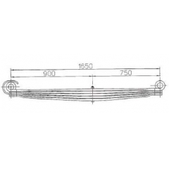 BENZ  9443200208 Leaf Spring