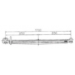 BENZ  6753203906 Leaf Spring