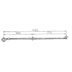 BENZ 6673201102 Leaf Spring