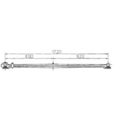 BENZ 6753205202 Leaf Spring