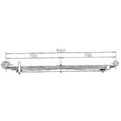 BENZ 6693201006 Leaf Spring