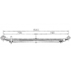 BENZ 6693200906 Leaf Spring