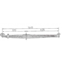 BENZ 6993202602 Leaf Spring