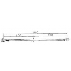 BENZ 9743202402 Leaf Spring