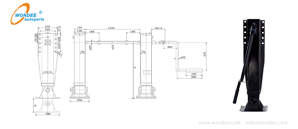Landing gear long type