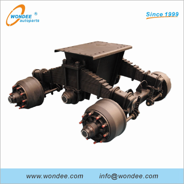 24T 28T 32T 36T Germany Drum Type Bogie Suspension with Low Mounting Plate - Image 2