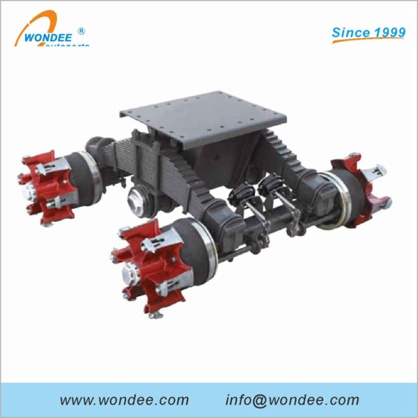 24T 28T 32T 36T Germany Drum Type Bogie Suspension with Low Mounting Plate - Image 3