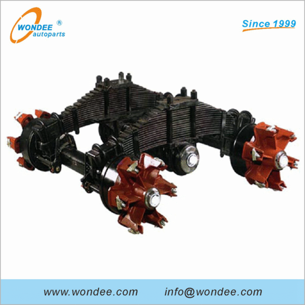 24T 28T 32T 36T Germany Drum Type Bogie Suspension with Low Mounting Plate - Image 4
