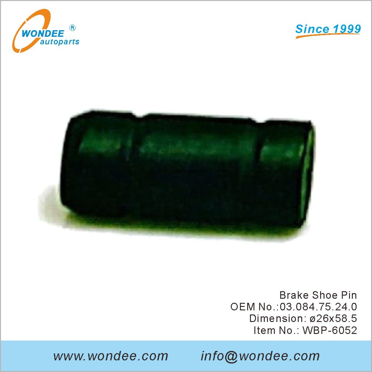 Brake Shoe Pin OEM 0308475240 for BPW from WONDEE