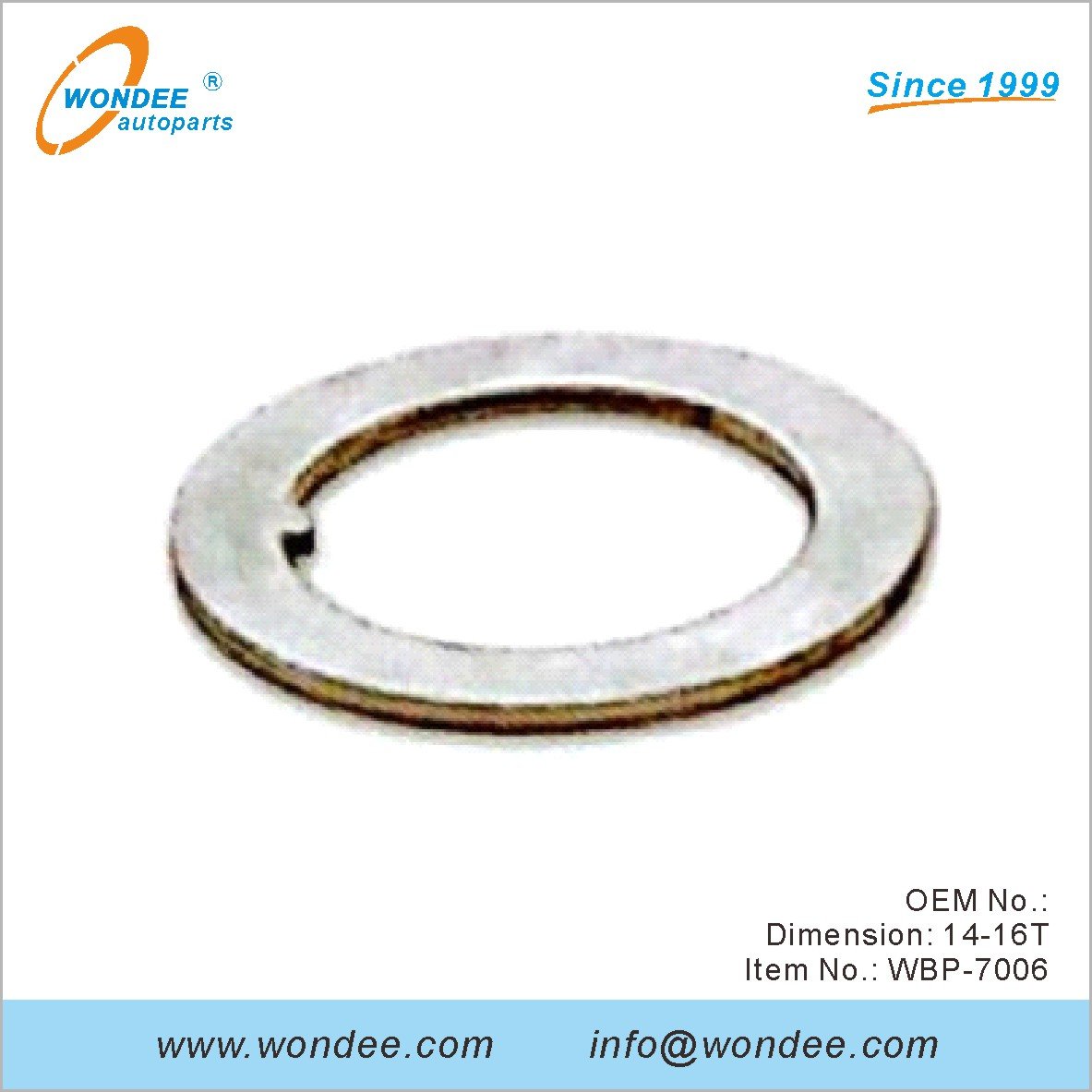 OEM for BPW from WONDEE