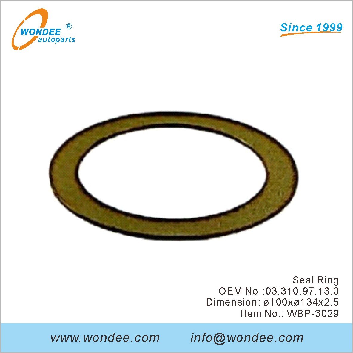 Seal Ring OEM 0331097130 for BPW from WONDEE