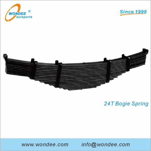 24T 28T 32T Bogie leaf springs for heavy duty semi trailers and trucks - Image 3