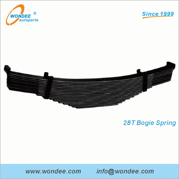24T 28T 32T Bogie leaf springs for heavy duty semi trailers and trucks - Image 2