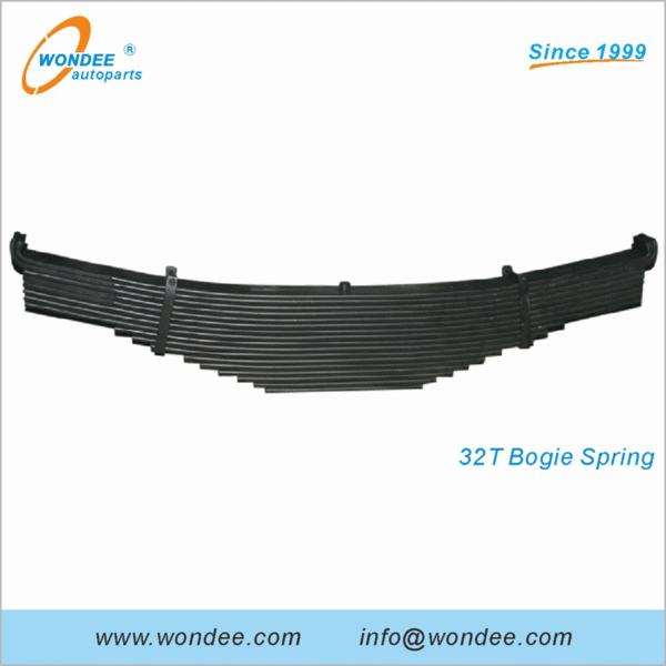 24T 28T 32T Bogie leaf springs for heavy duty semi trailers and trucks