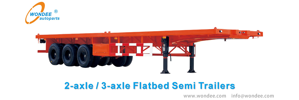 WONDEE flatbed semi trailer
