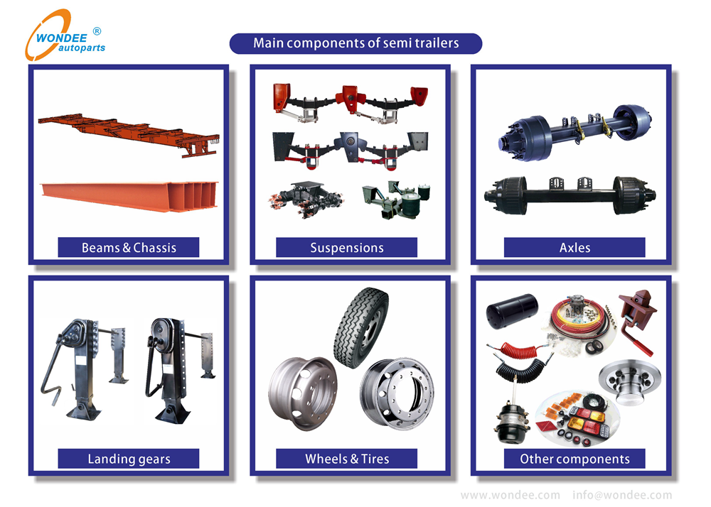 WONDEE semi trailer components