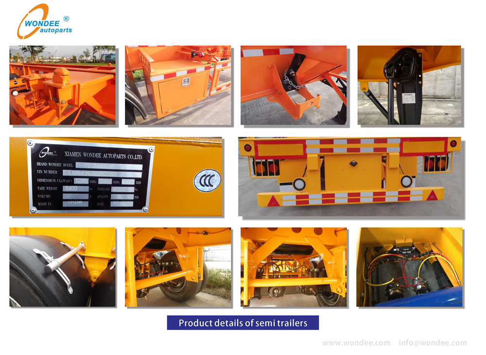 WONDEE semi trailer detail shows