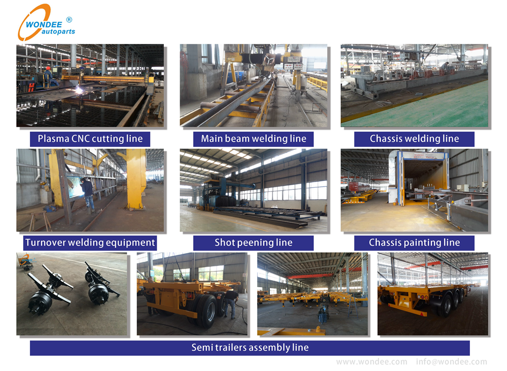 WONDEE semi trailer production line