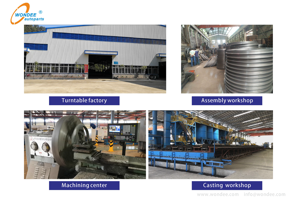WONDEE turntable factory and workshops