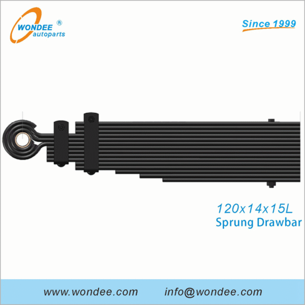 Sprung Heavy & Light Duty Drawbars for Agricultural Trailer - Image 5