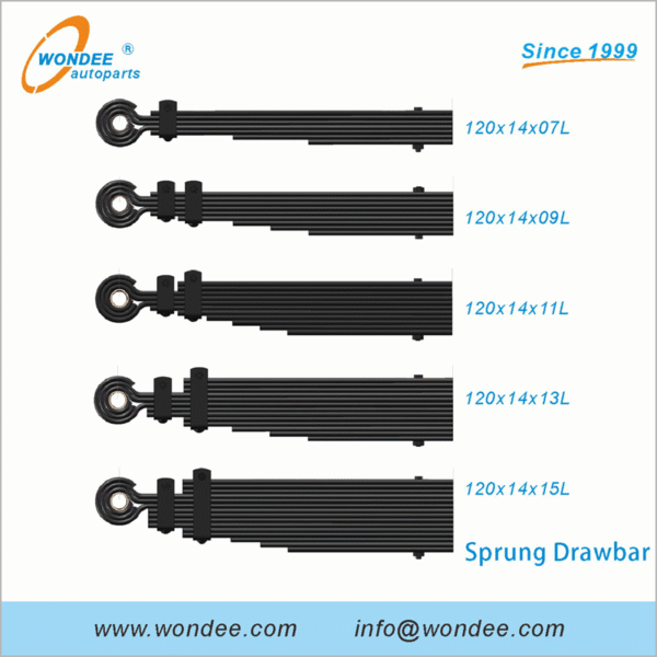 Sprung Heavy & Light Duty Drawbars for Agricultural Trailer - Image 6