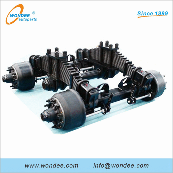 24T 28T 32T 36T Germany Drum Type Bogie Suspension with Low Mounting Plate