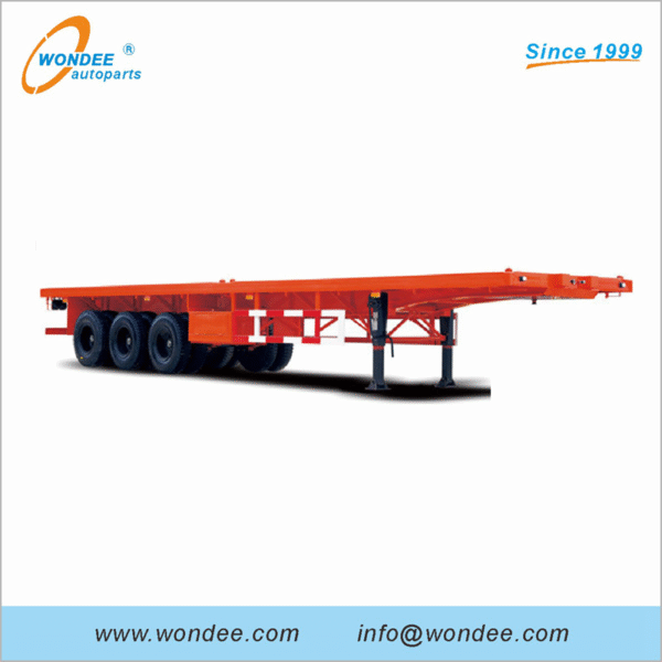 WONDEE Flatbed Semi Trailers for Cargo Transportation
