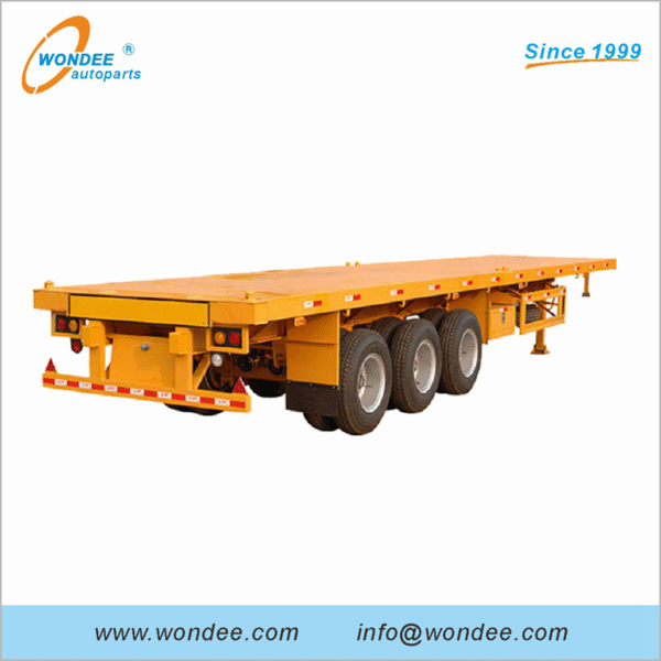 WONDEE Flatbed Semi Trailers for Cargo Transportation - Image 3